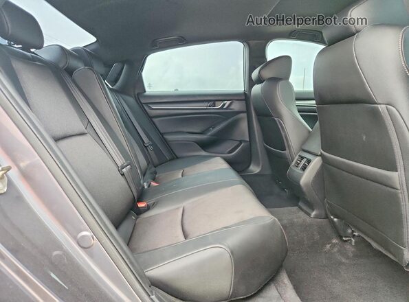 1HGCV2F32KA003282 2019 HONDA ACCORD Серый Вид задних сидений