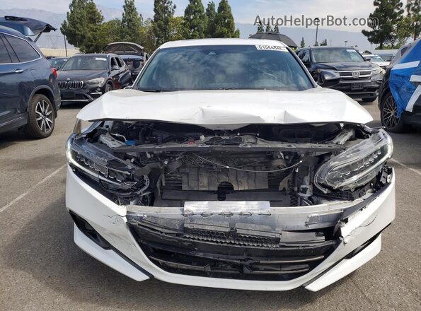 1HGCV2F32MA025835 2021 HONDA ACCORD White Вид спереду