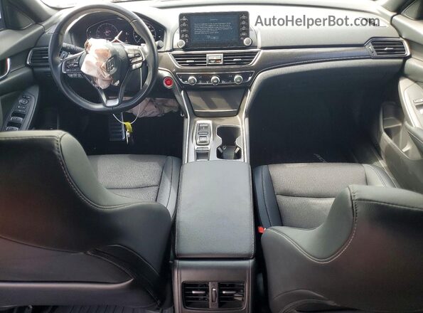 1HGCV2F32MA025835 2021 HONDA ACCORD White Вид панелі приладів