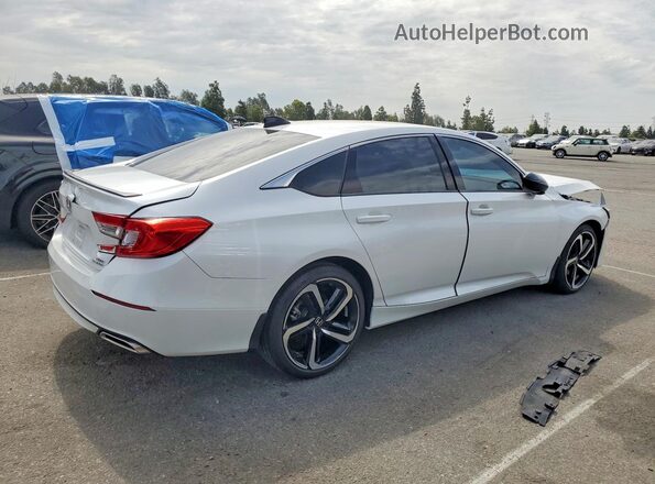 1HGCV2F32MA025835 2021 HONDA ACCORD White Задня права чверть