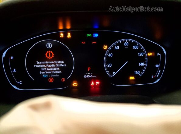 1HGCV2F33JA045328 2018 HONDA ACCORD Red Vista del cuadro de instrumentos