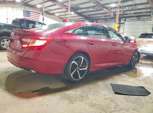1HGCV2F33JA045328 2018 HONDA ACCORD Red Trasero derecho