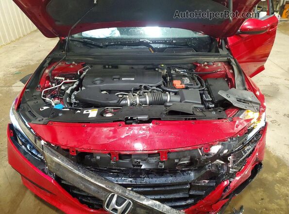 1HGCV2F33JA045328 2018 HONDA ACCORD Red Vista interior trasera