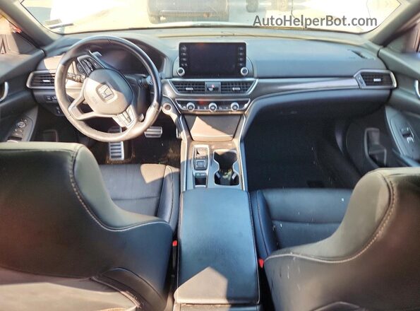 1HGCV2F33JA051405 2018 HONDA ACCORD White Vista del salpicadero