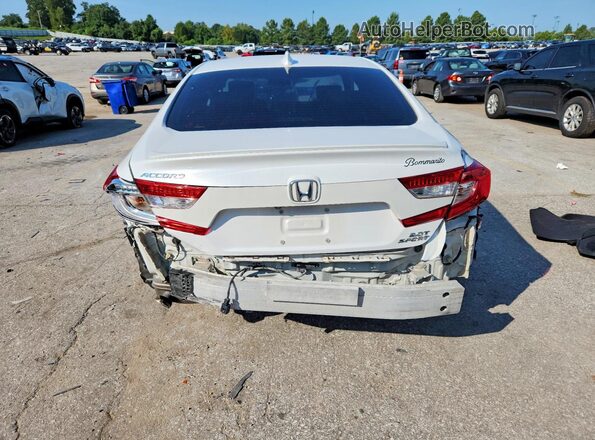 1HGCV2F33JA051405 2018 HONDA ACCORD White Vista trasera