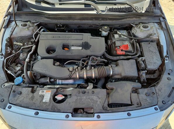 1HGCV2F33KA008474 2019 HONDA ACCORD Silver Вид задньої частини салону