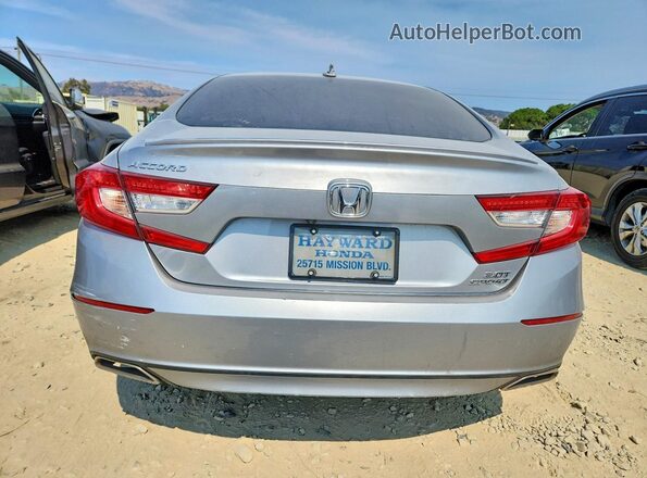 1HGCV2F33KA008474 2019 HONDA ACCORD Silver Вид ззаду