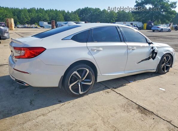 1HGCV2F34JA027694 2018 HONDA ACCORD White Tył prawy