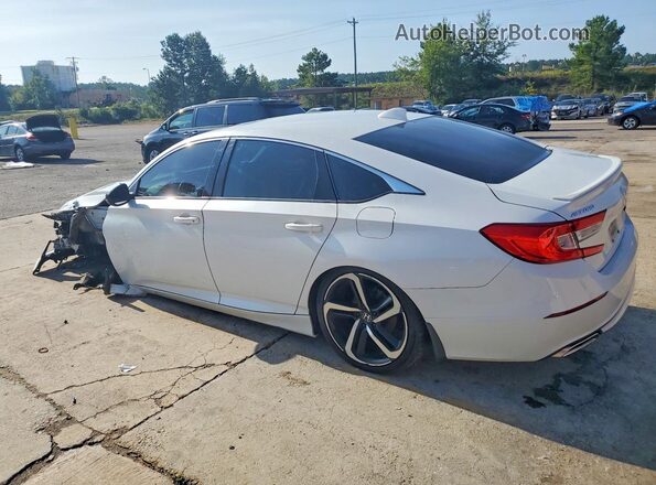1HGCV2F34JA027694 2018 HONDA ACCORD White Tył lewy