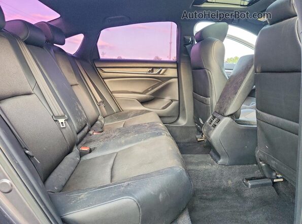1HGCV2F34LA009408 2020 HONDA ACCORD Charcoal Հետևի նստատեղերի տեսք