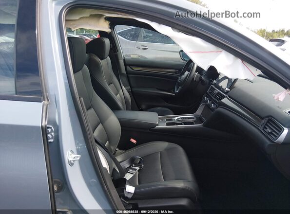 1HGCV2F34NA015633 2022 HONDA ACCORD Blue Front interior view