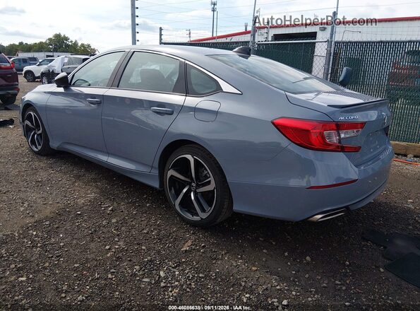 1HGCV2F34NA015633 2022 HONDA ACCORD Blue Rear left