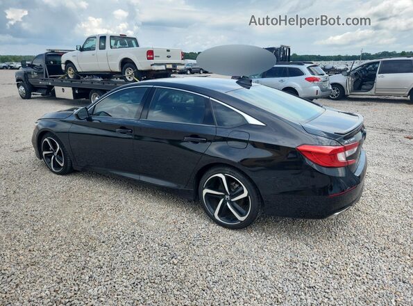 1HGCV2F35KA030573 2019 HONDA ACCORD Black Задня ліва чверть