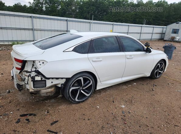 1HGCV2F36JA036266 2018 HONDA ACCORD White Tył prawy