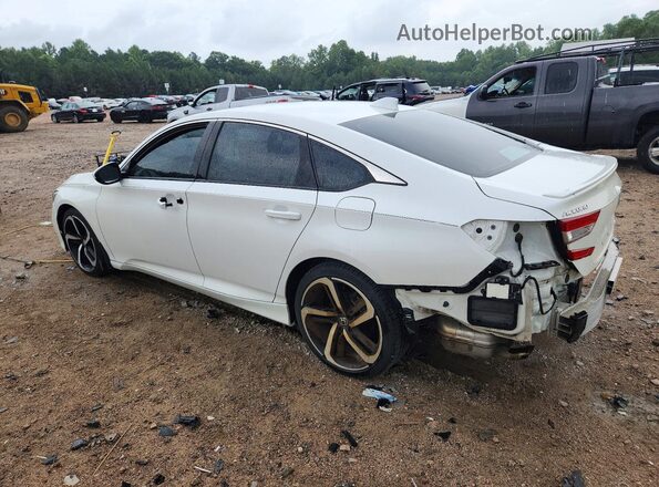 1HGCV2F36JA036266 2018 HONDA ACCORD White Tył lewy