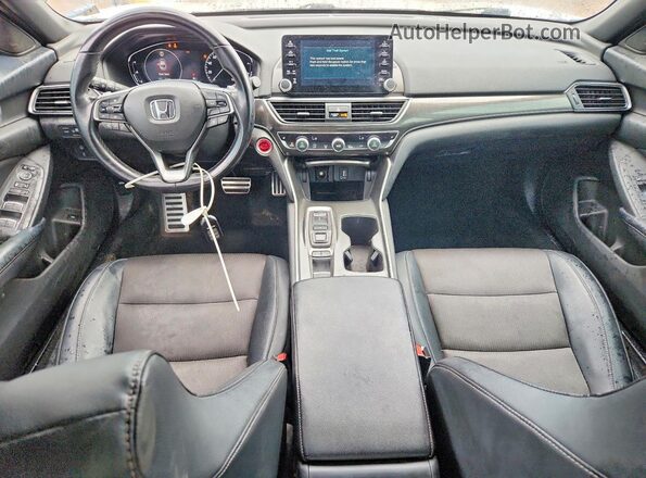 1HGCV2F36JA036266 2018 HONDA ACCORD White Widok deski rozdzielczej