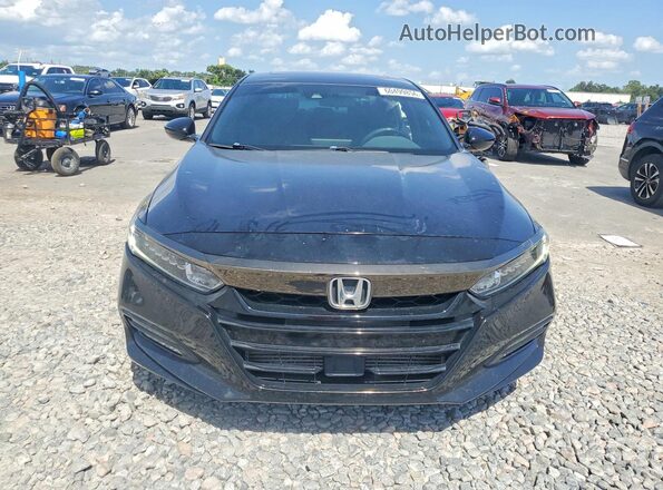 1HGCV2F36LA023312 2020 HONDA ACCORD Black წინა ხედი