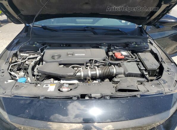 1HGCV2F36LA023312 2020 HONDA ACCORD Black უკანა სალონის ხედი