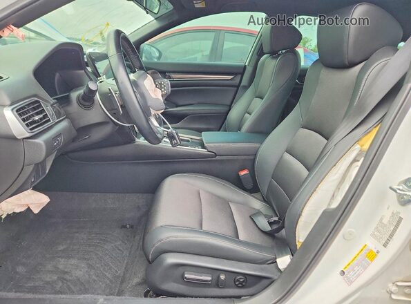 1HGCV2F36NA016962 2022 HONDA ACCORD White Widok wnętrza z przodu