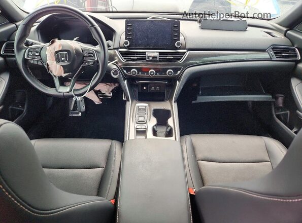 1HGCV2F36NA016962 2022 HONDA ACCORD White Widok deski rozdzielczej