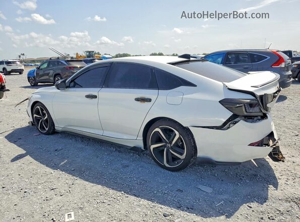 1HGCV2F37MA025801 2021 HONDA ACCORD White უკანა მარცხენა