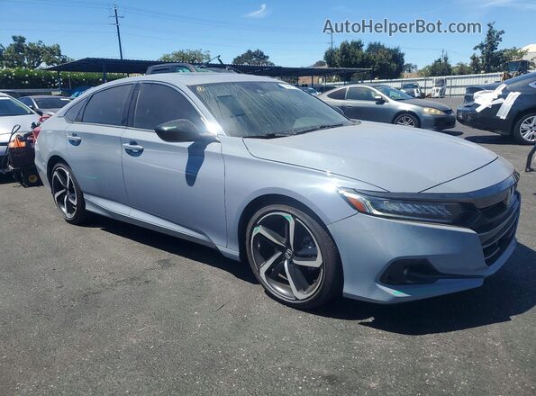 1HGCV2F37NA009826 2022 HONDA ACCORD Gray Front right