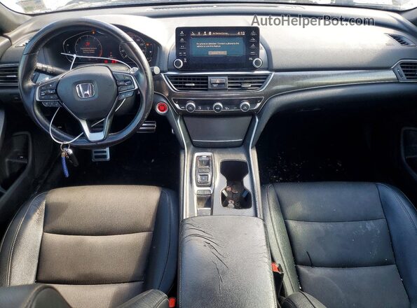1HGCV2F39JA013533 2018 HONDA ACCORD Black Vista del salpicadero