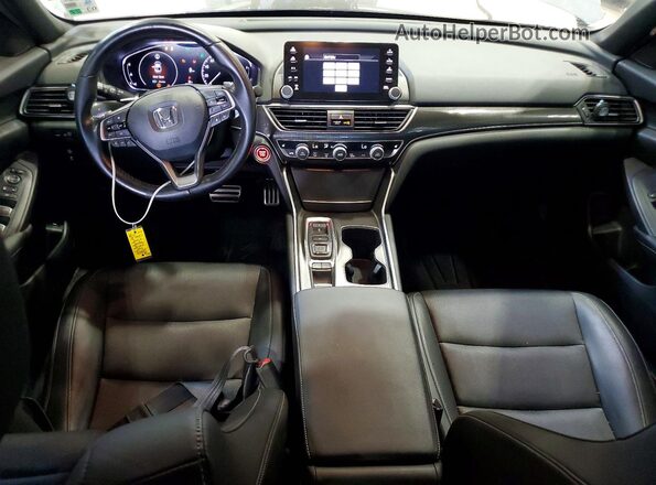 1HGCV2F39NA002134 2022 HONDA ACCORD Gray Widok deski rozdzielczej