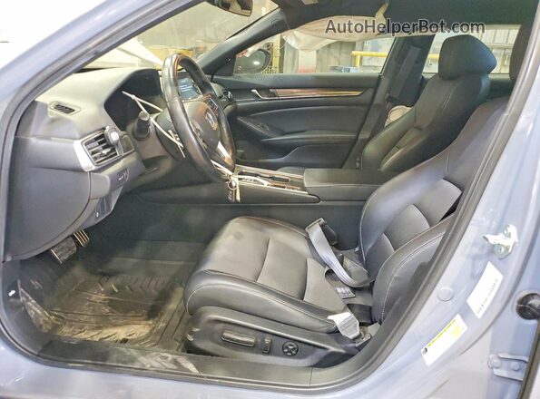 1HGCV2F39NA002134 2022 HONDA ACCORD Gray Widok wnętrza z przodu