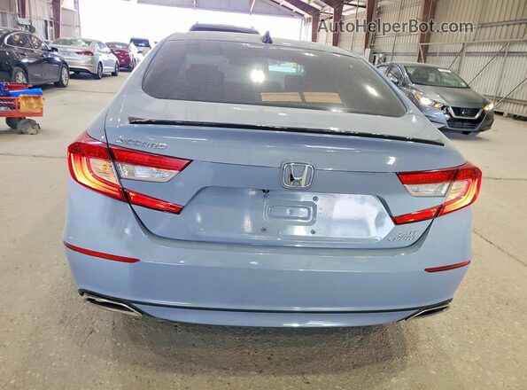 1HGCV2F39NA002134 2022 HONDA ACCORD Gray Widok z tyłu