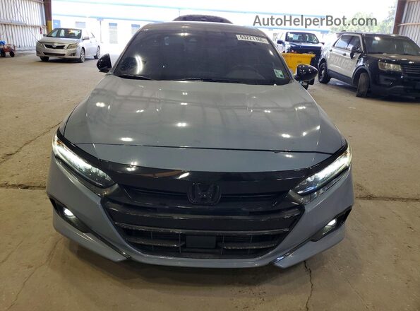 1HGCV2F39NA002134 2022 HONDA ACCORD Gray Widok z przodu