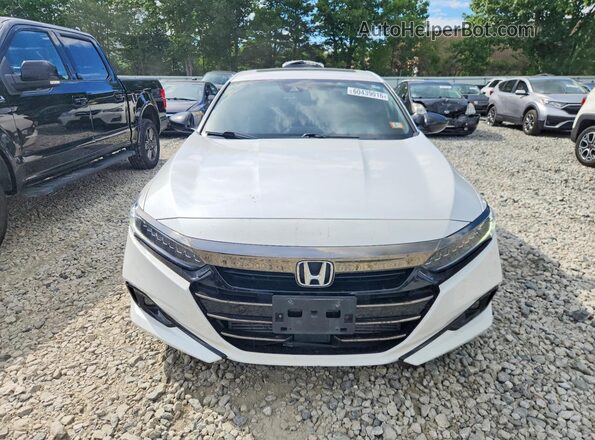 1HGCV2F39NA017166 2022 HONDA ACCORD White Widok z przodu