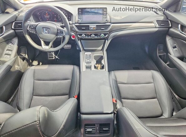1HGCV2F39NA017166 2022 HONDA ACCORD White Widok deski rozdzielczej