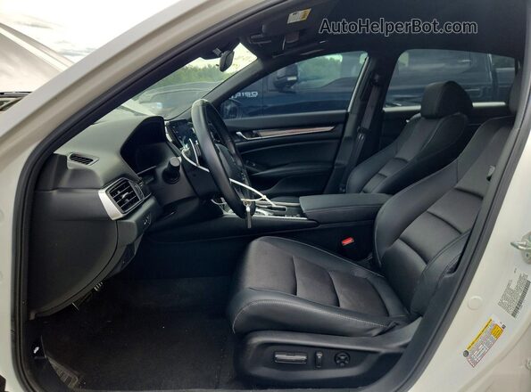 1HGCV2F39NA017166 2022 HONDA ACCORD White Widok wnętrza z przodu