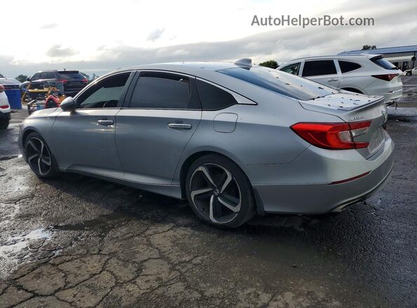 1HGCV2F3XJA024427 2018 HONDA ACCORD Silver Հետևի ձախ