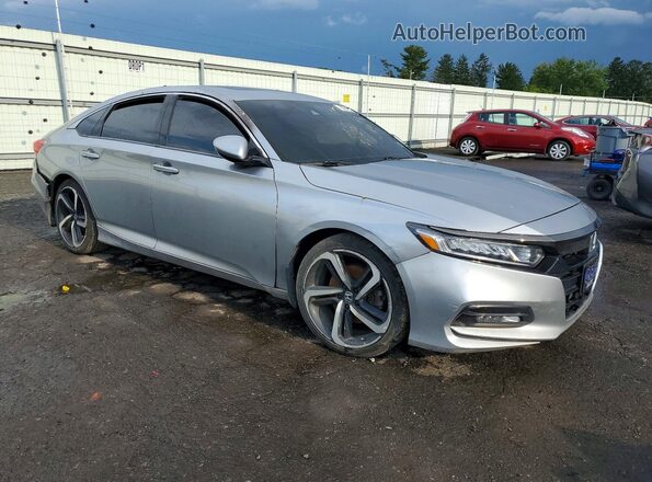 1HGCV2F3XJA024427 2018 HONDA ACCORD Silver Առջևի աջ