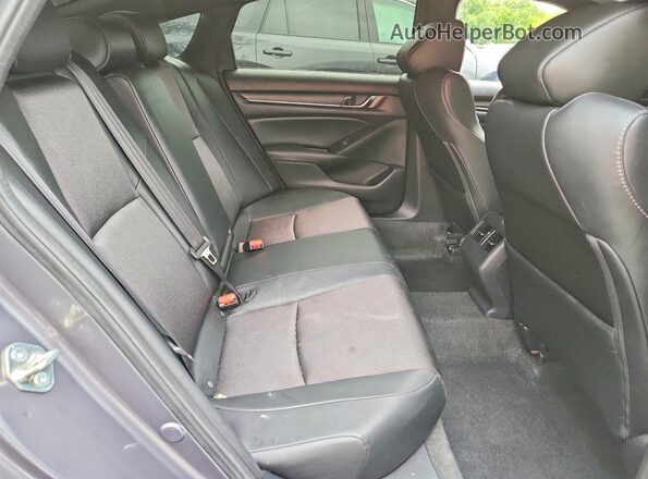 1HGCV2F3XLA020977 2020 HONDA ACCORD Gray Widok tylnych siedzeń