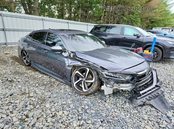 1HGCV2F3XLA020977 2020 HONDA ACCORD Gray Przód prawy