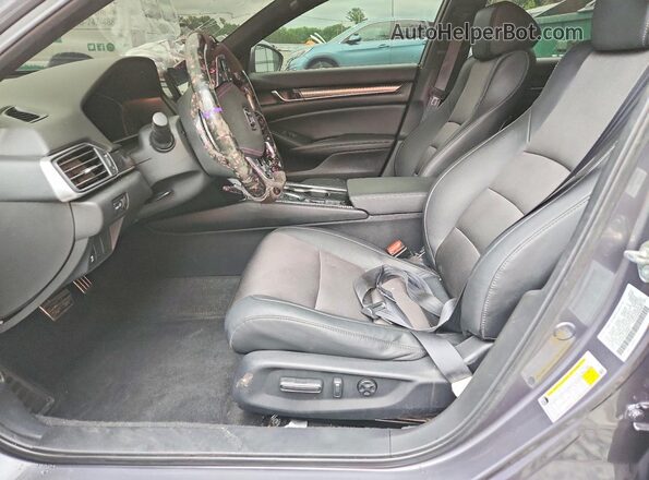 1HGCV2F3XLA020977 2020 HONDA ACCORD Gray Widok wnętrza z przodu