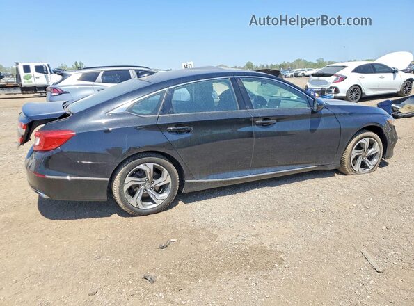 1HGCV2F52KA007608 2019 HONDA ACCORD Black Հետևի աջ