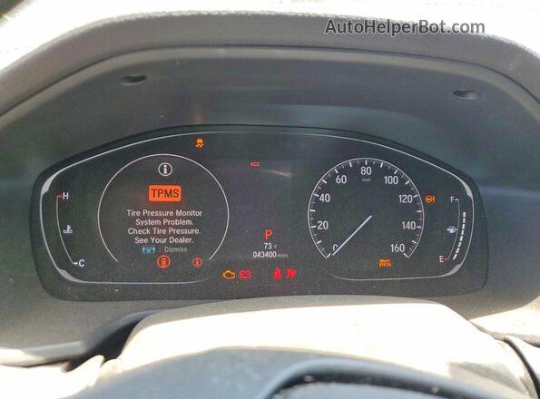 1HGCV2F52KA007608 2019 HONDA ACCORD Black Սարքավորումների վահանակի տեսք