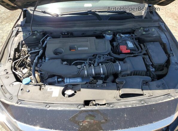 1HGCV2F52KA007608 2019 HONDA ACCORD Black Սալոնի հետևի տեսք