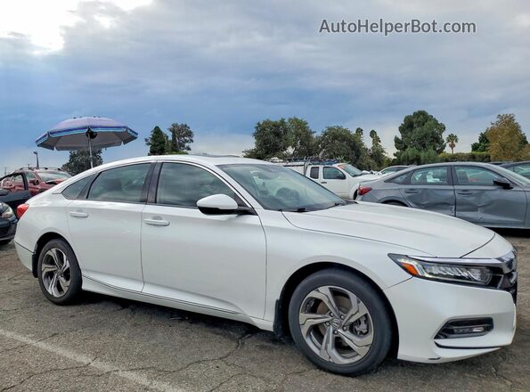 1HGCV2F53JA035061 2018 HONDA ACCORD White Przód prawy