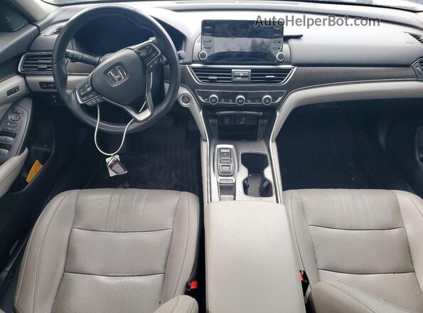 1HGCV2F56LA015888 2020 HONDA ACCORD Серый Вид панели приборов