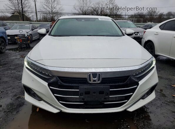 1HGCV2F90NA012636 2022 HONDA ACCORD Silver წინა ხედი