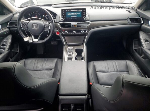 1HGCV2F90NA012636 2022 HONDA ACCORD Silver წინა პანელის ხედი