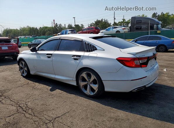 1HGCV2F92JA041890 2018 HONDA ACCORD White Rear left