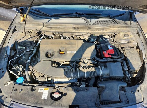 1HGCV2F93KA020841 2019 HONDA ACCORD Gray Вид задньої частини салону