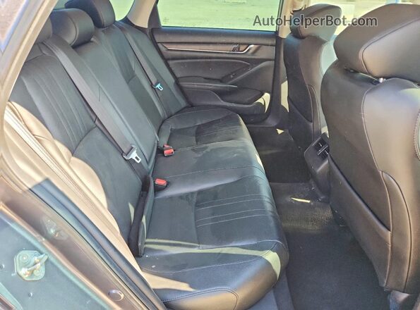 1HGCV2F93KA020841 2019 HONDA ACCORD Gray Вид задніх сидінь