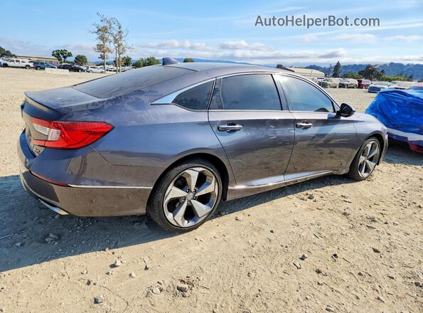 1HGCV2F93KA020841 2019 HONDA ACCORD Gray Задня права чверть